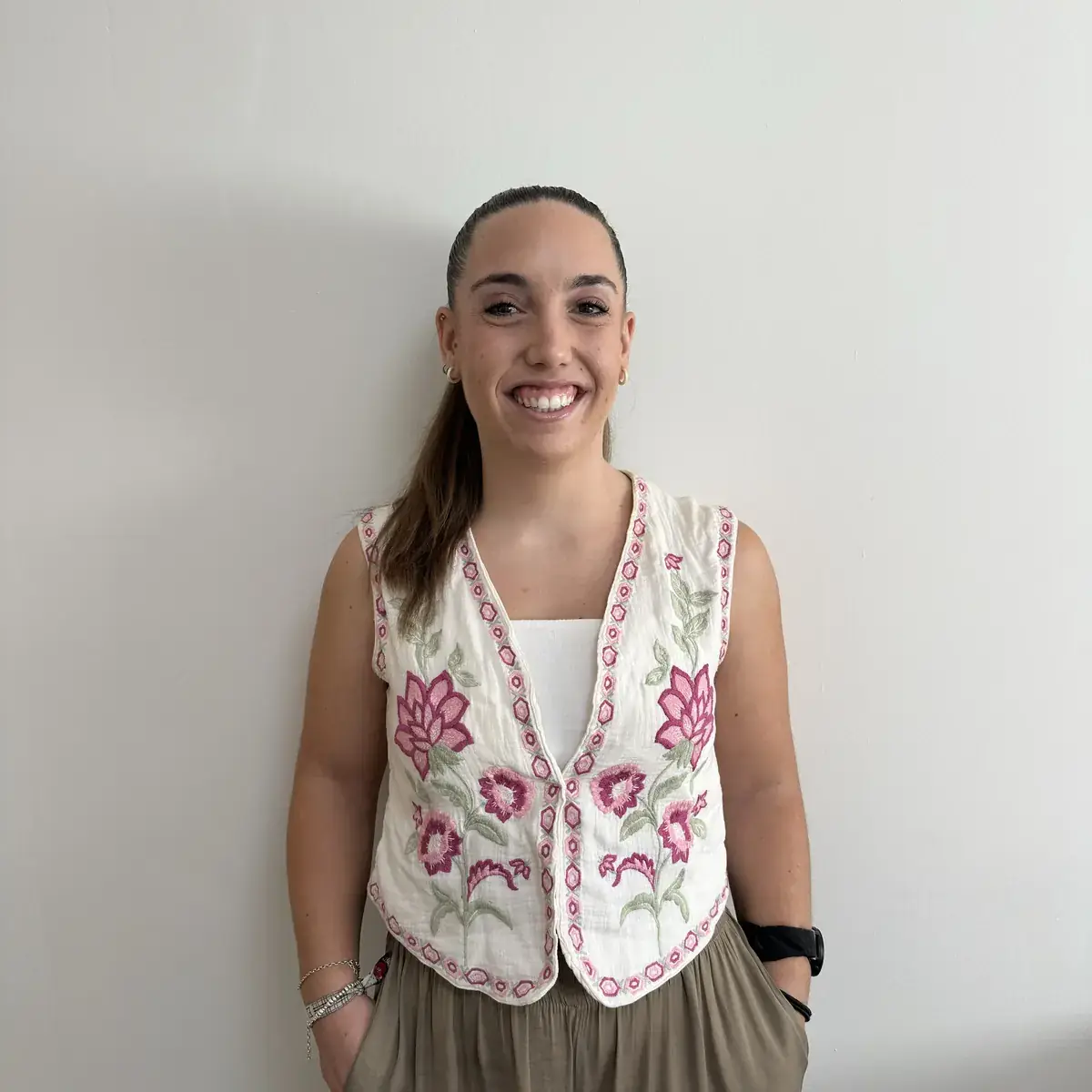 Retrato de Ikerne Orán sonriendo